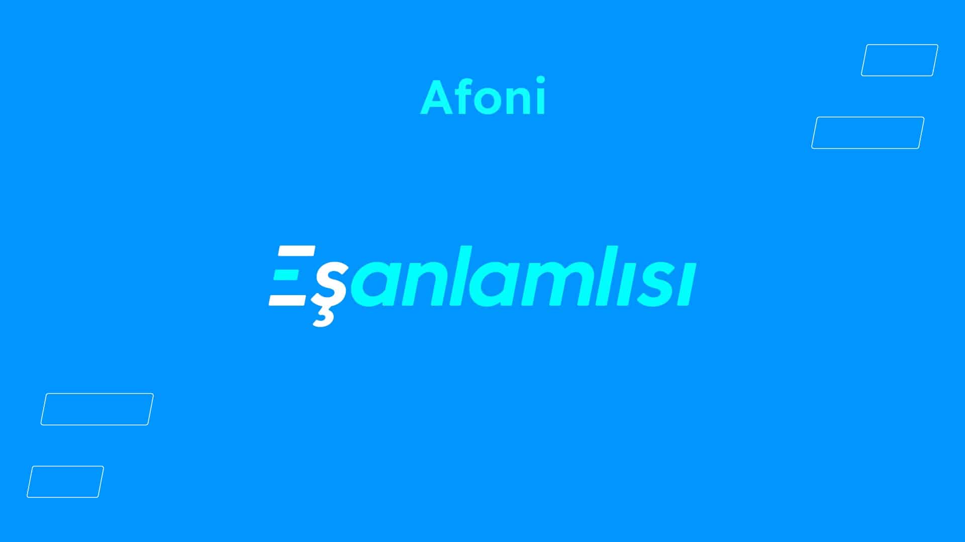 Afoni